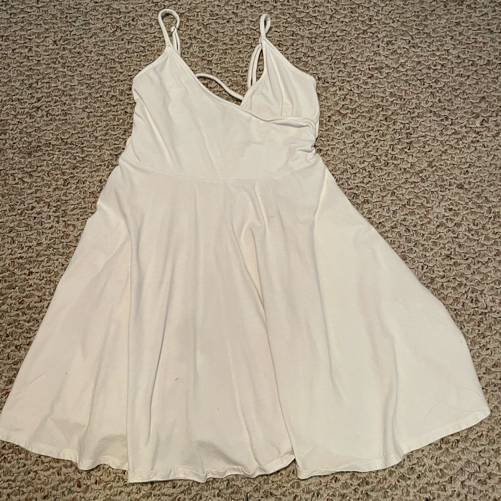 white dress